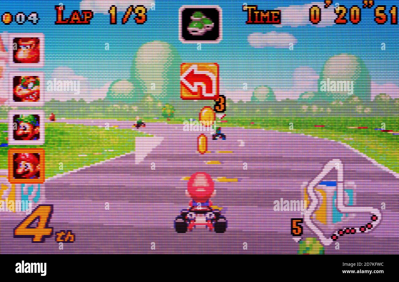 Mario Kart Super Circuit - Nintendo Game Boy Advance Videogioco - solo per  uso editoriale Foto stock - Alamy