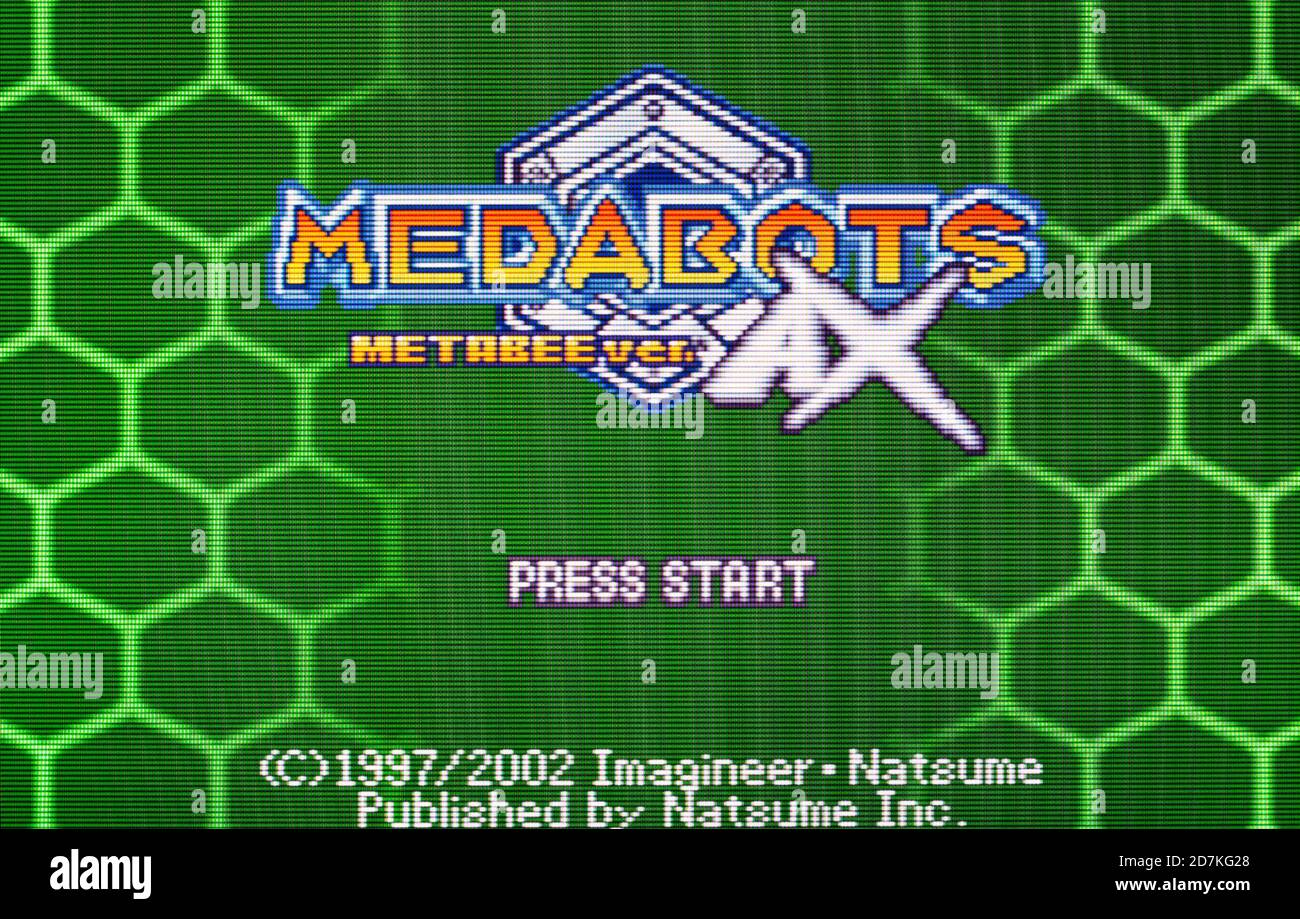 Medabots - Metabee ver - Nintendo Game Boy Advance Videogioco - solo per uso editoriale Foto Stock