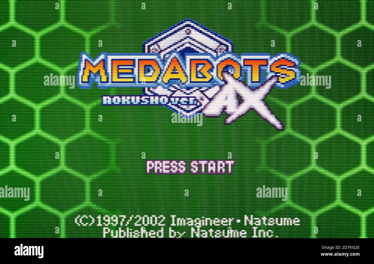 Medabots - Rokusho ver - Nintendo Game Boy Advance Videogioco - solo per uso editoriale Foto Stock