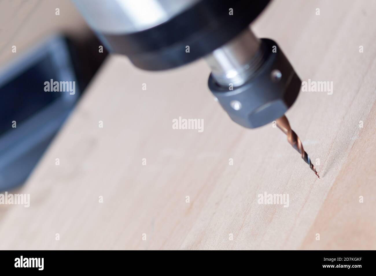 il mandrino della fresatrice Foto Stock