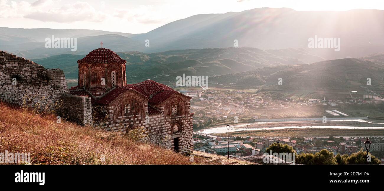 Chiesa di San Teodoro nella città di Berat, Albania Foto Stock