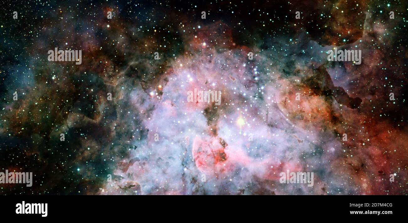 Nebulosa una nube interstellare di polvere stellare. Elementi di questa immagine forniti dalla NASA. Foto Stock