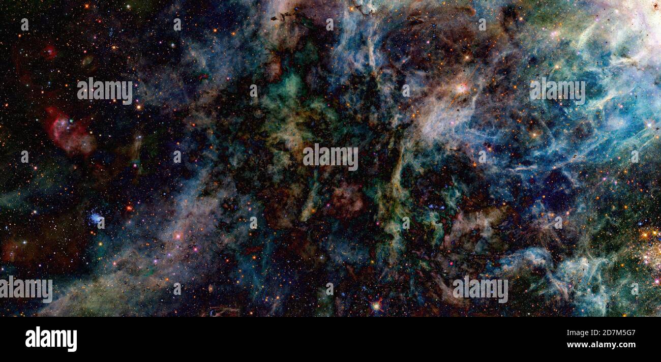 Nebulosa una nube interstellare di polvere stellare. Elementi di questa immagine forniti dalla NASA. Foto Stock