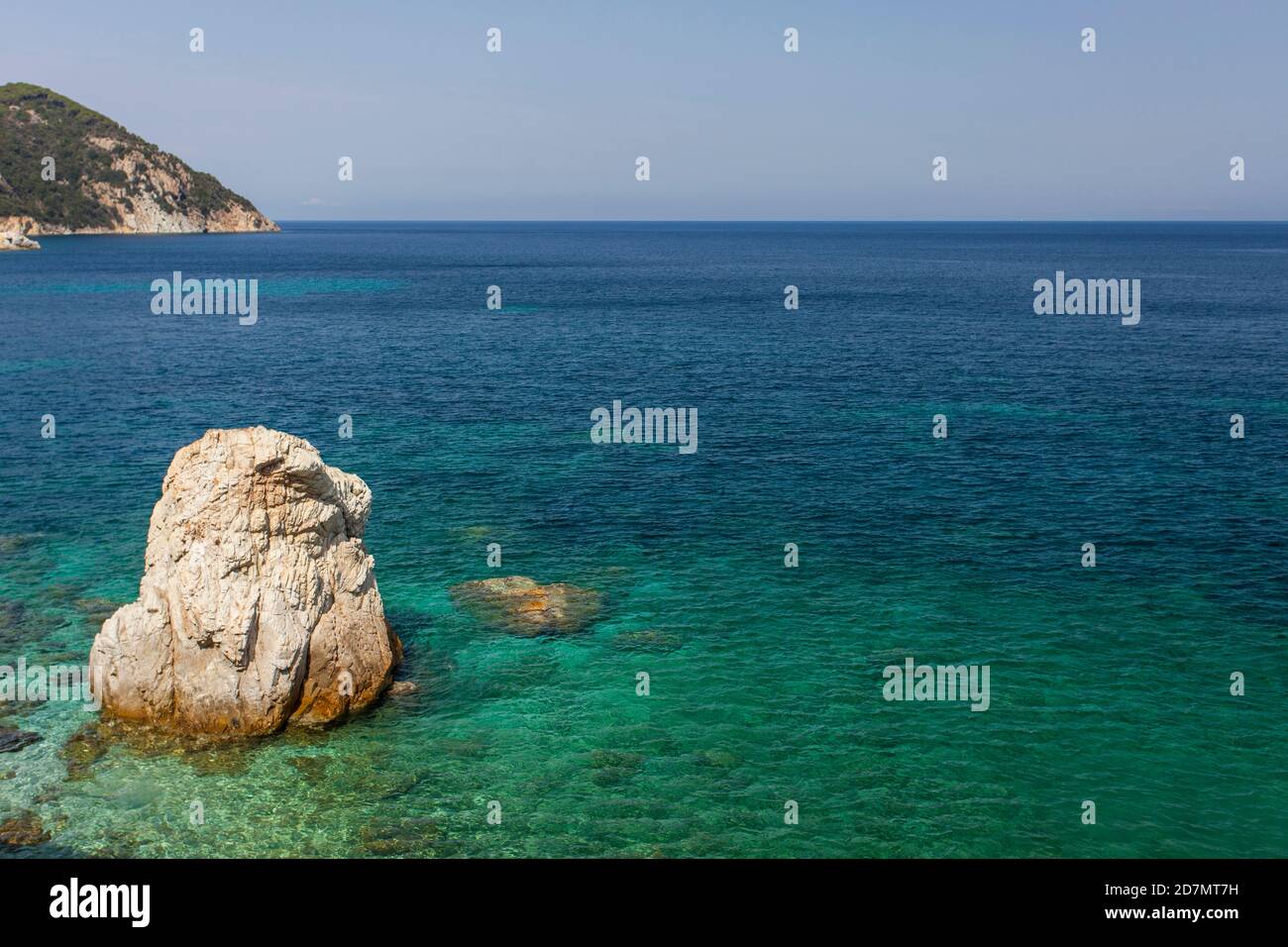 Spiaggia di Sansone in Isola d'Elba Foto Stock