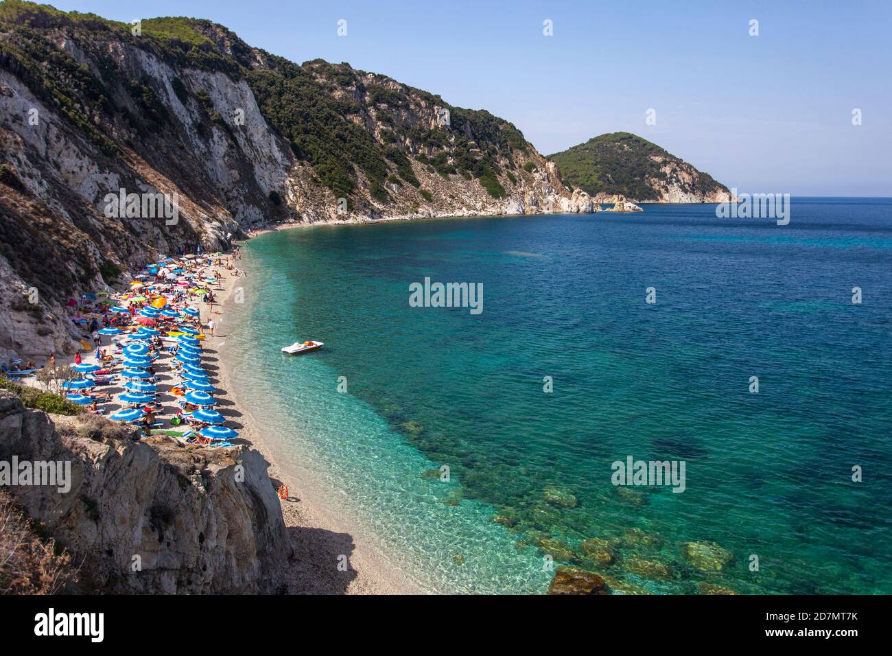 Spiaggia di Sansone in Isola d'Elba Foto Stock