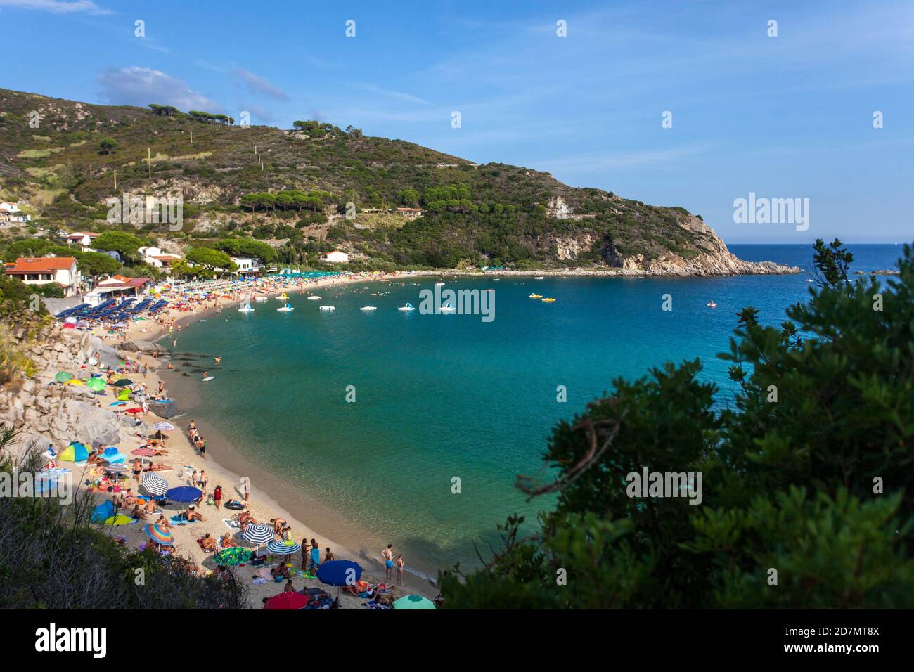 Spiaggia di Cavoli in Isola d'Elba Foto Stock