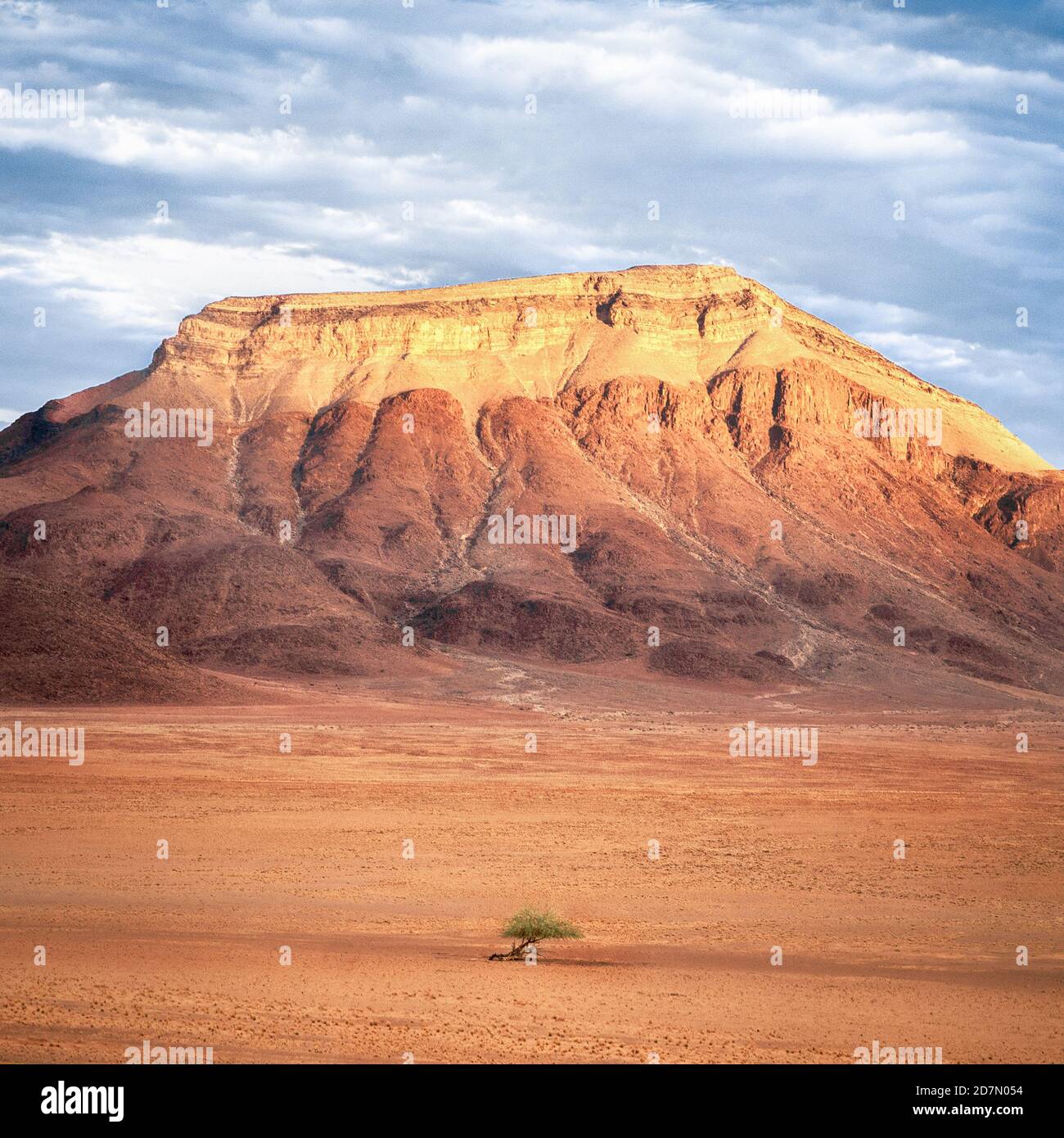 Namibia montagna al tramonto Foto Stock