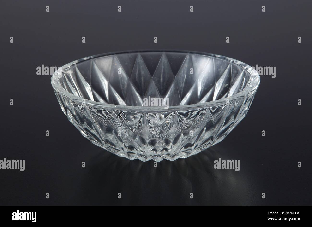 ciotola di cristallo Foto Stock