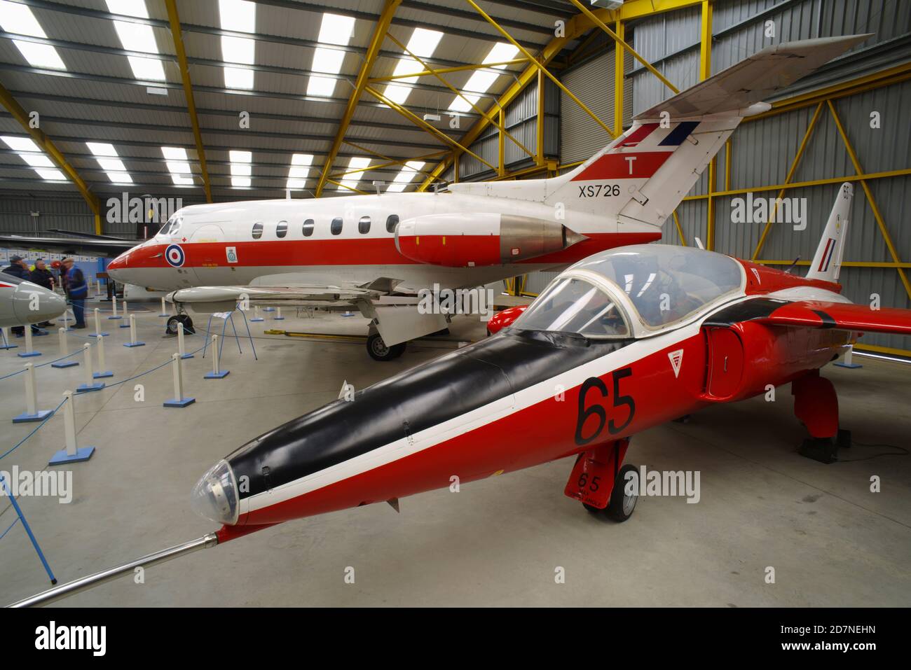 Folland Gnat T1, XR534, Newark Air Museum Regno Unito. Foto Stock