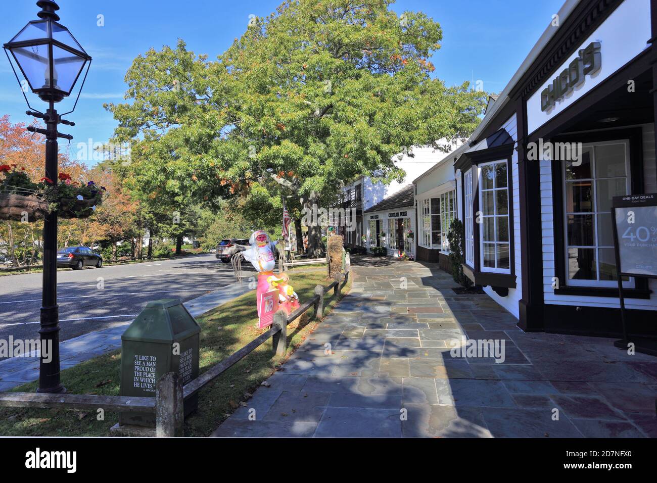 Stony Brook Village Long Island New York Foto Stock