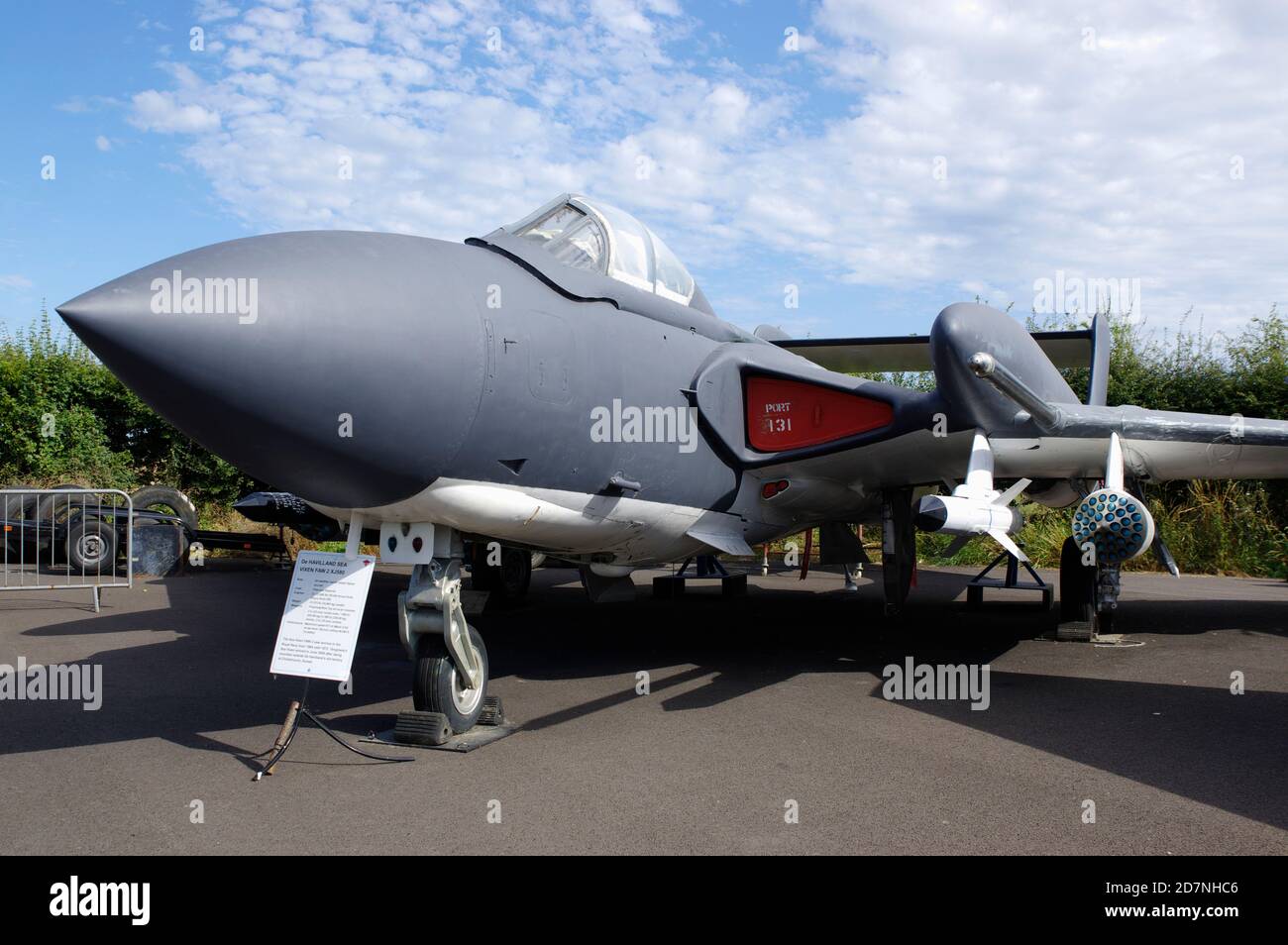De Havilland Sea Vixen FAW 2, XJ580, Museo Tangmere. Foto Stock