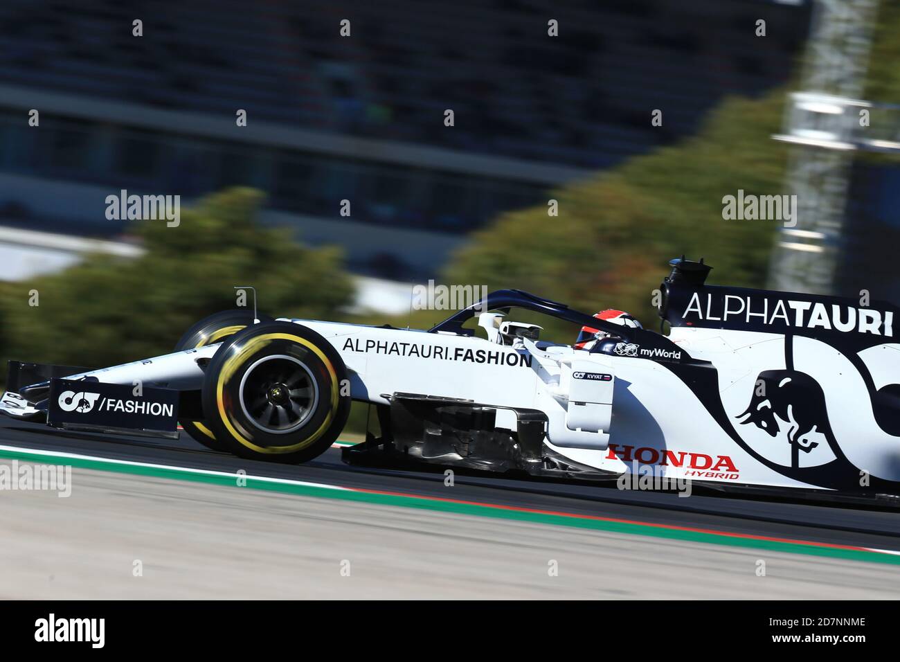 Algarve International Circuit, Portimao, Portogallo. 24 Ott 2020. Formula uno, Gran Premio del Portogallo, Qualifiche Day; Scuderia AlphaTauri Honda, Daniil Kvyat Credit: Action Plus Sports/Alamy Live News Foto Stock