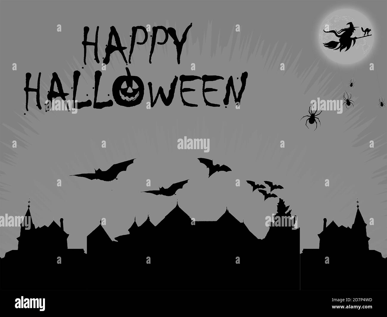 Poster di Halloween Foto Stock