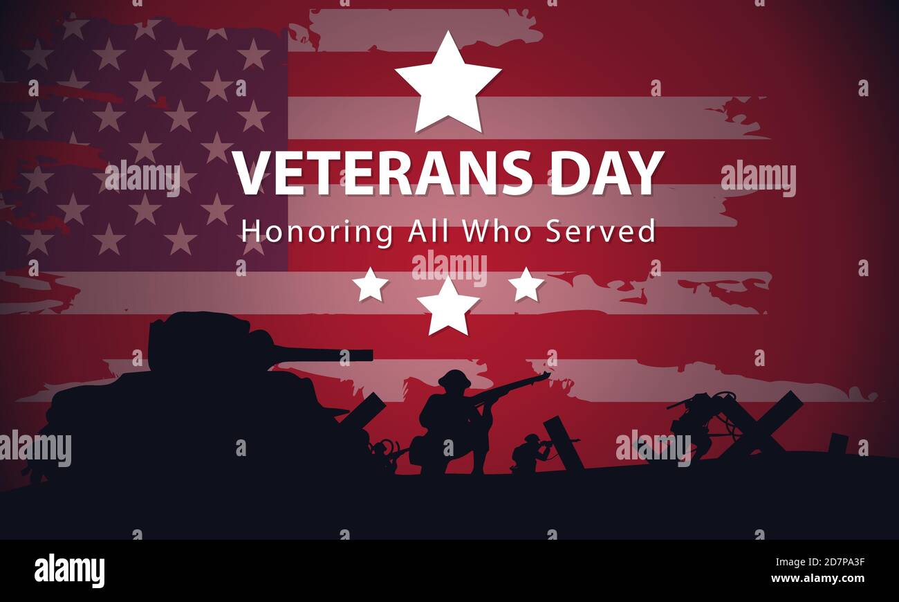Veterans Day, Memorial Day, Patriot Vector for Banner, Brochure, annuncio a mezzo Stampa, adesivo Illustrazione Vettoriale