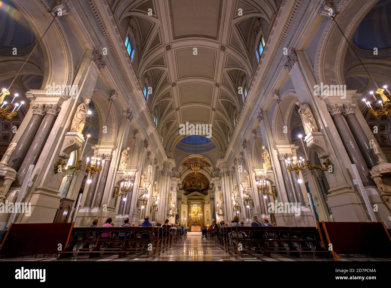 Chiesa di San Giuseppe Cafasso (San Giorgio in Cemonia). Palermo, Sicilia, Italia Foto Stock