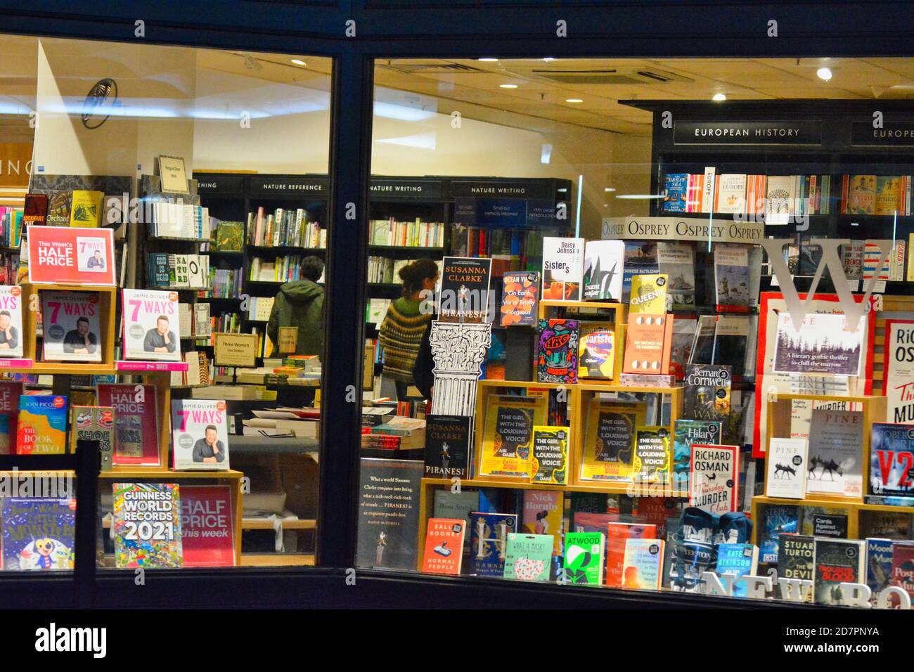 Il negozio di libri di Watersone a Galleries Bristol. Foto Stock