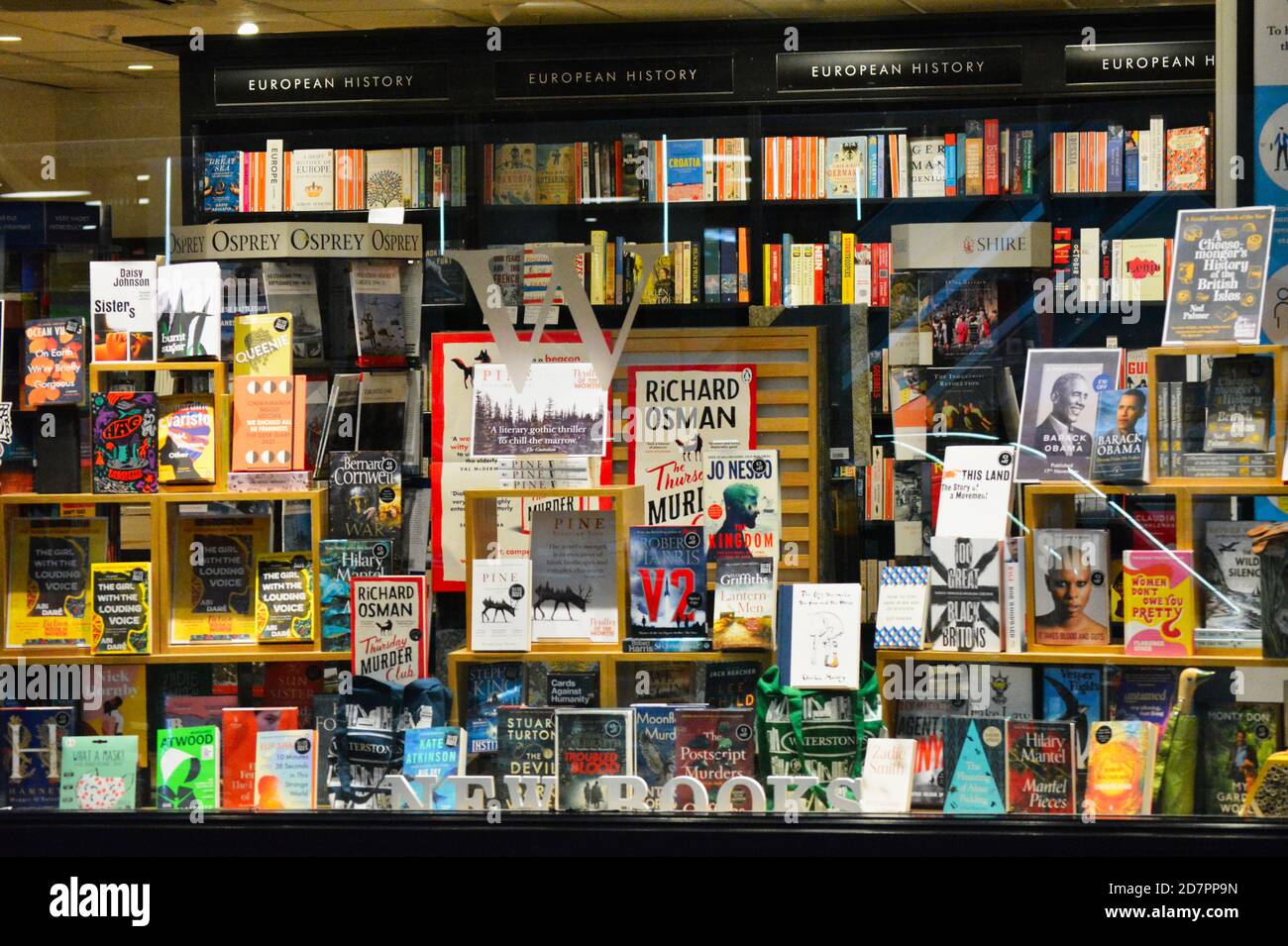 Il negozio di libri di Watersone a Galleries Bristol. Foto Stock