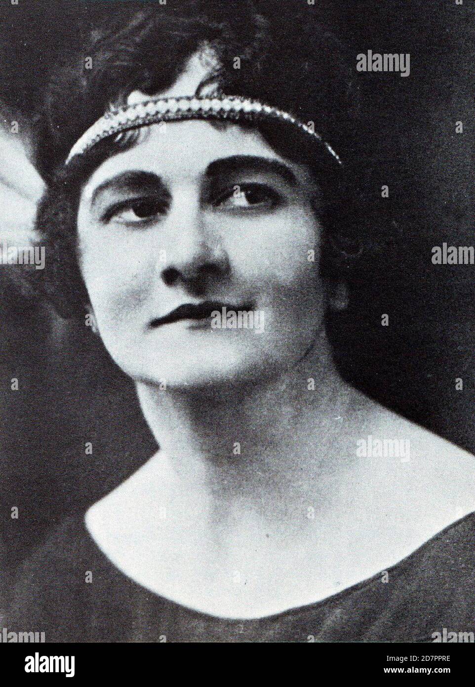 Stephanie Faure; mede-regisseuse van Leipoldt se Die Heks nel 1925. CA. 1940 o precedente Foto Stock
