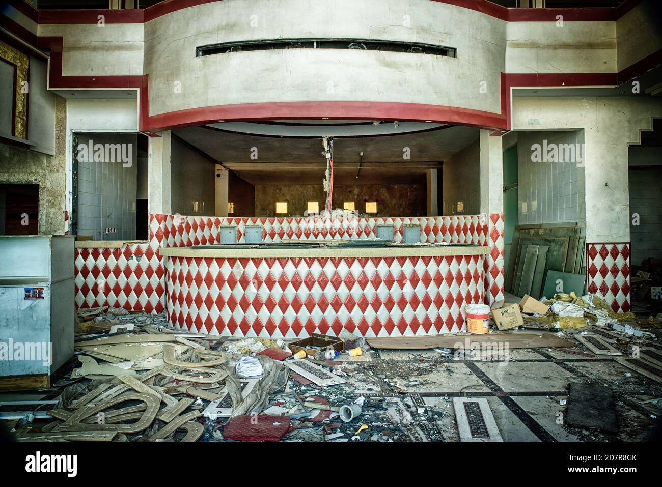 Vista Diner-HDR Foto Stock