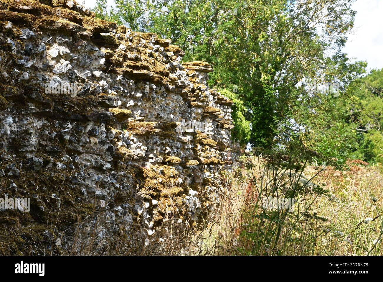 Silchester Roman City Walls, Silchester, Hampshire, Regno Unito Foto Stock