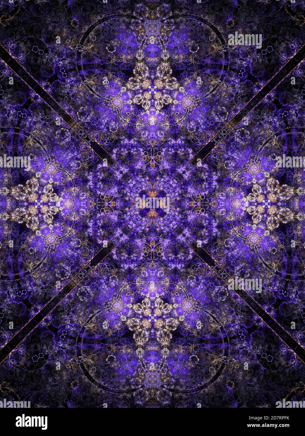 Goth Cross Art Foto Stock