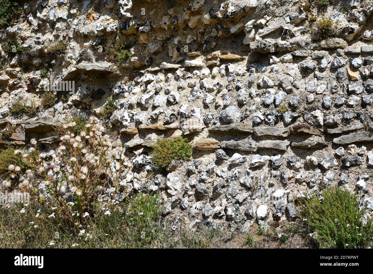 Silchester Roman City Walls, Silchester, Hampshire, Regno Unito Foto Stock