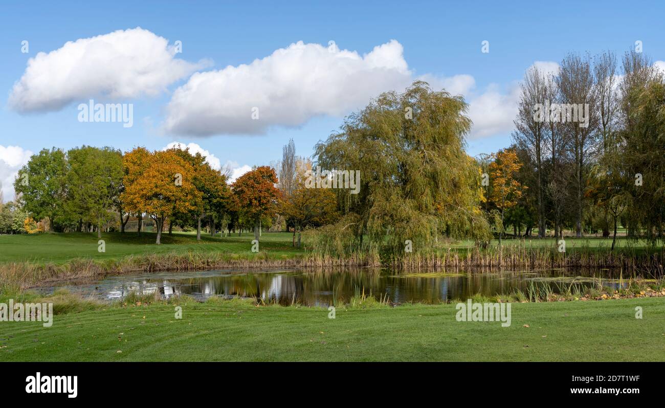 Dudsbury Golf Club Hotel & Spa, Christchurch Road, Ferndown, Bournemouth, Dorset, Inghilterra, Regno Unito Foto Stock