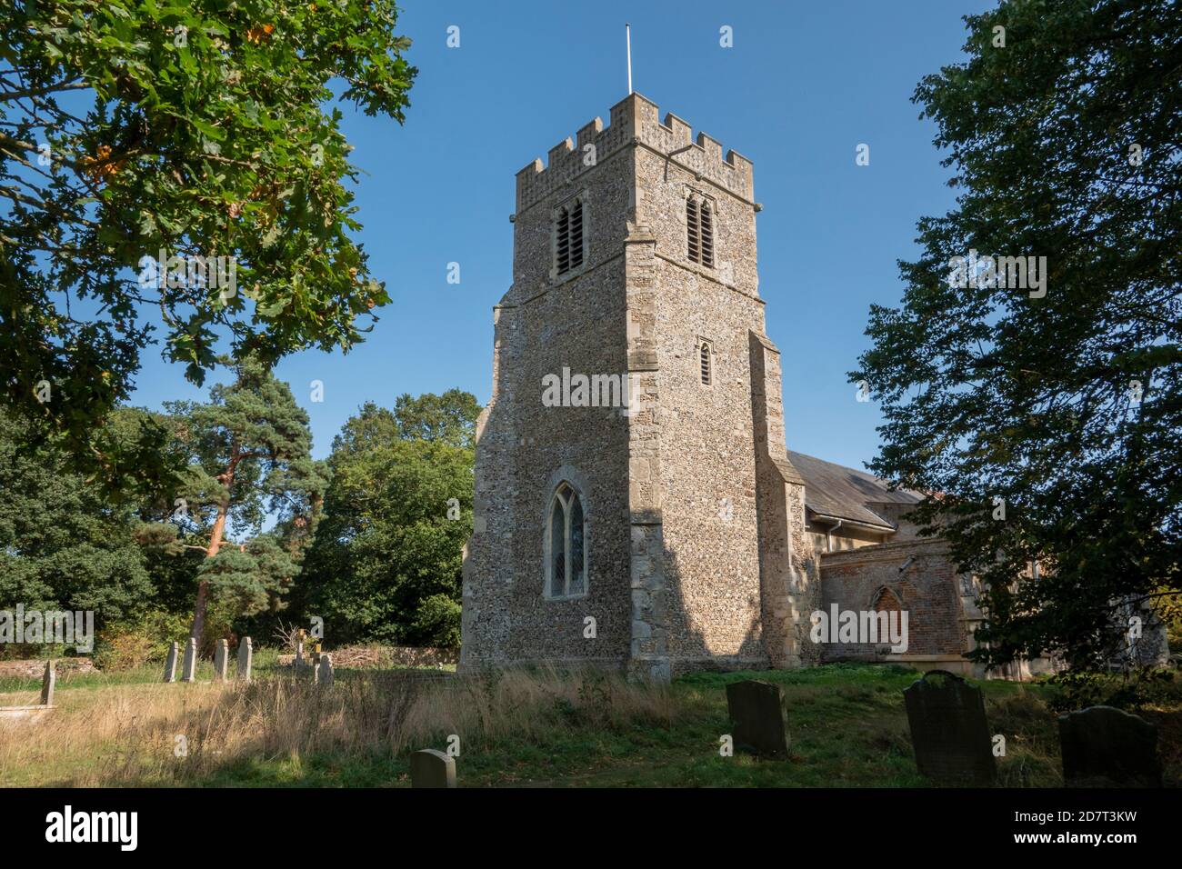 St Andrew's Church Marlesford, Suffolk, Inghilterra Foto Stock