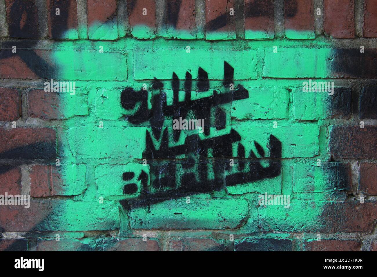 Streetart, Graffiti an der Mauer des Parks am Wasserturm a Berlino Prenzlauer Berg (Pankow), Kolmarer Straße, Chill mal Berlin Foto Stock