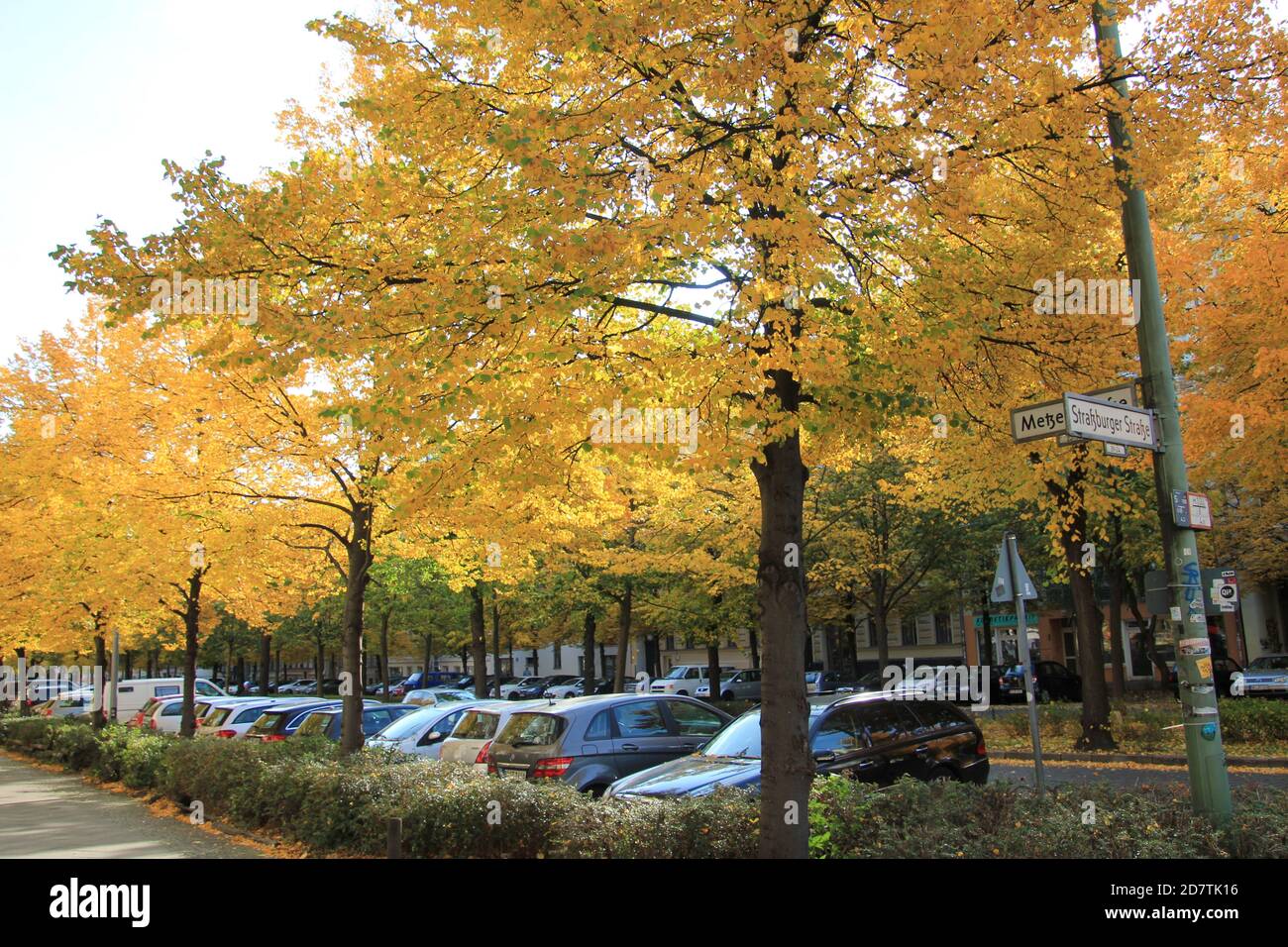 Wohnhäuser a Berlino Prenzlauer Berg Foto Stock