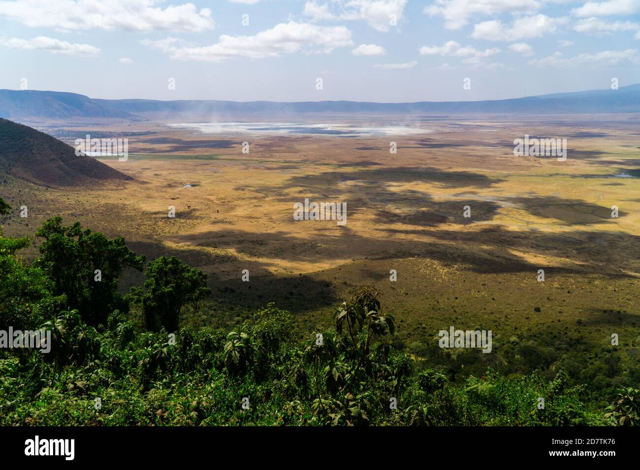 L'area protetta di Ngorongoro è un'area protetta e patrimonio dell'umanità, situata a 180 km (110 mi) ad ovest di Arusha, nell'area delle Cratere Highlands di Tan Foto Stock