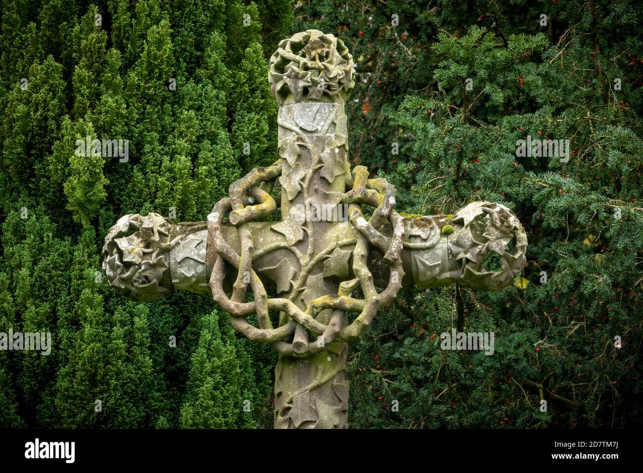 Tomba di Guglielmo Olanda nella chiesa di St Mary, Huntingfield, Suffolk, Regno Unito Foto Stock