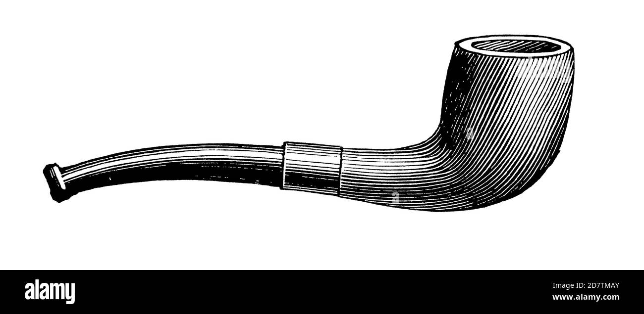 Pipe da fumo, stile tradizionale Foto Stock