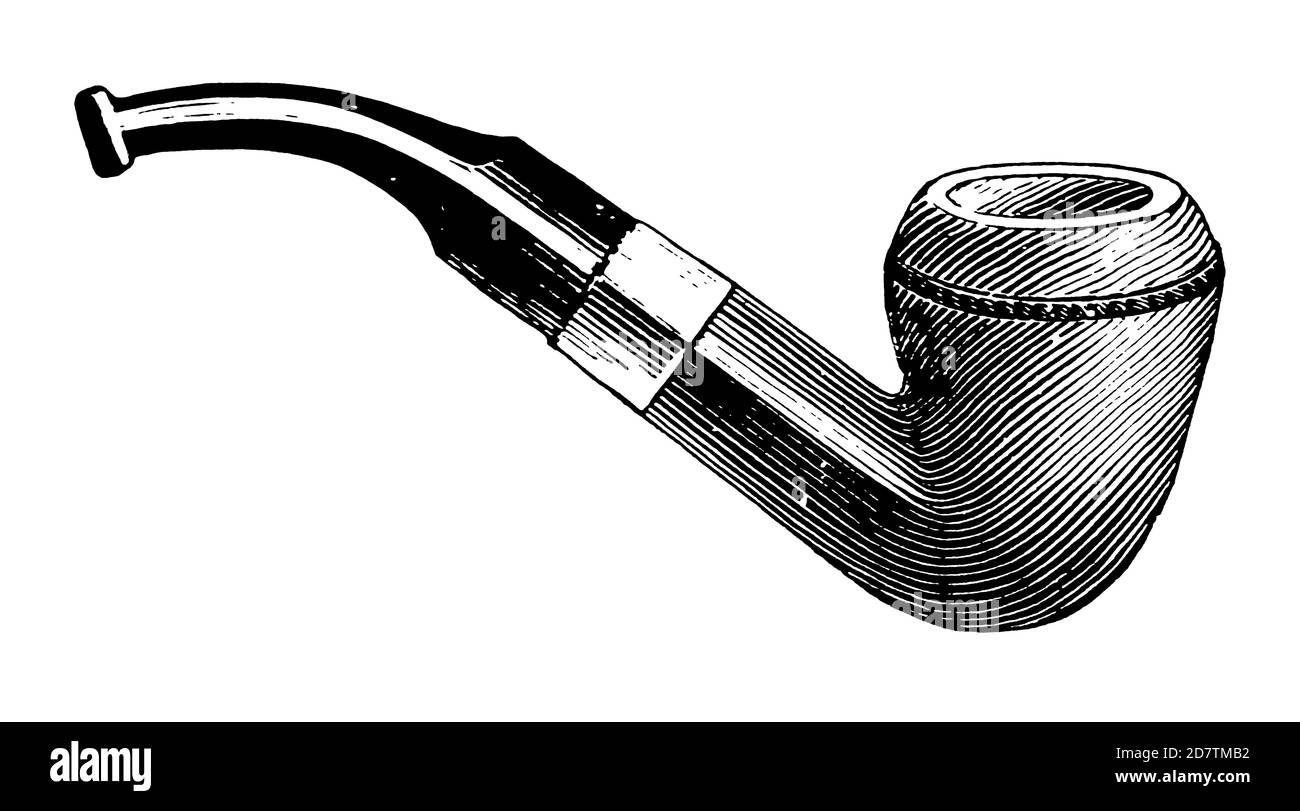 Pipe da fumo, stile tradizionale Foto Stock