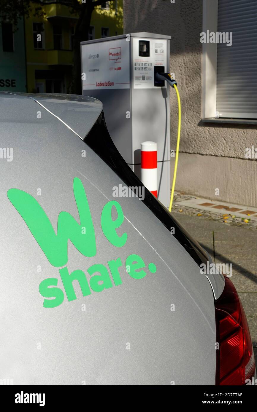 WeShare – Condivisione di auto elettriche da Volkswagen Foto Stock