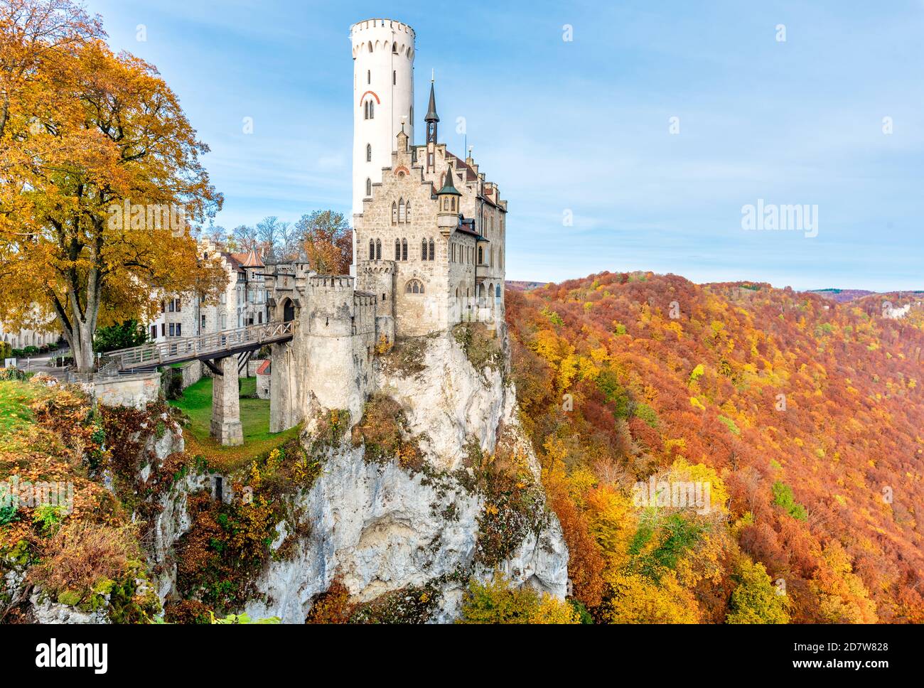 Lichtenstein Schloss Foto Stock