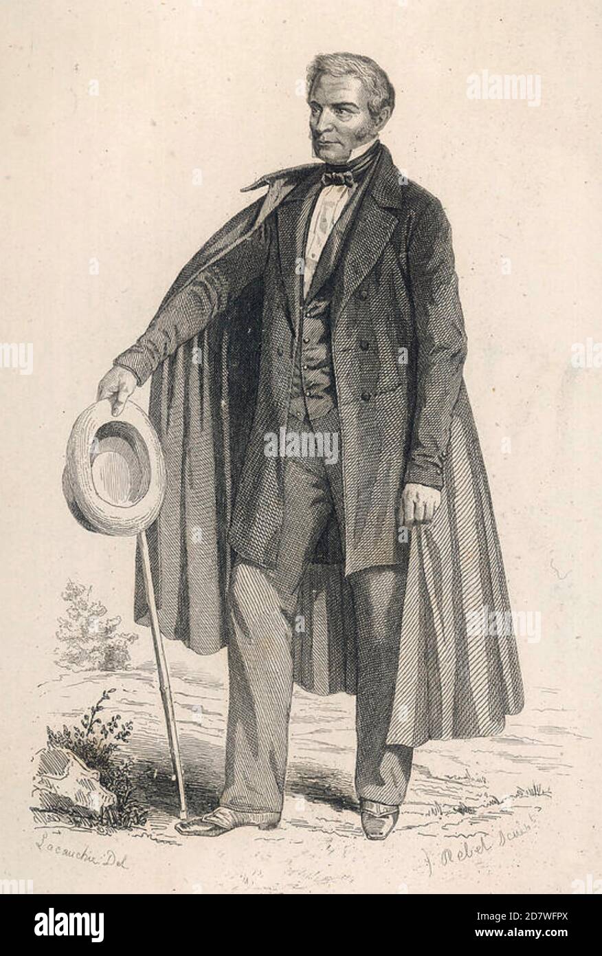 ÉTIENNE CABET (1788-1856) filosofo e socialista francese Foto Stock