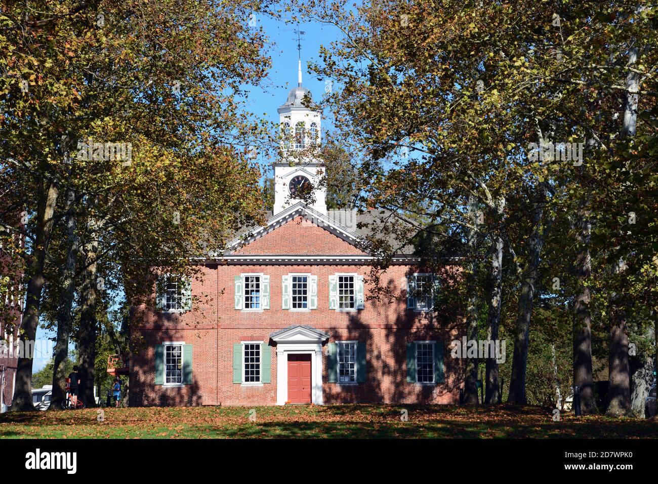 Lo storico tribunale della contea di Chowan, in epoca coloniale, a Edenton, North Carolina, è stato costruito nel 1767. Foto Stock