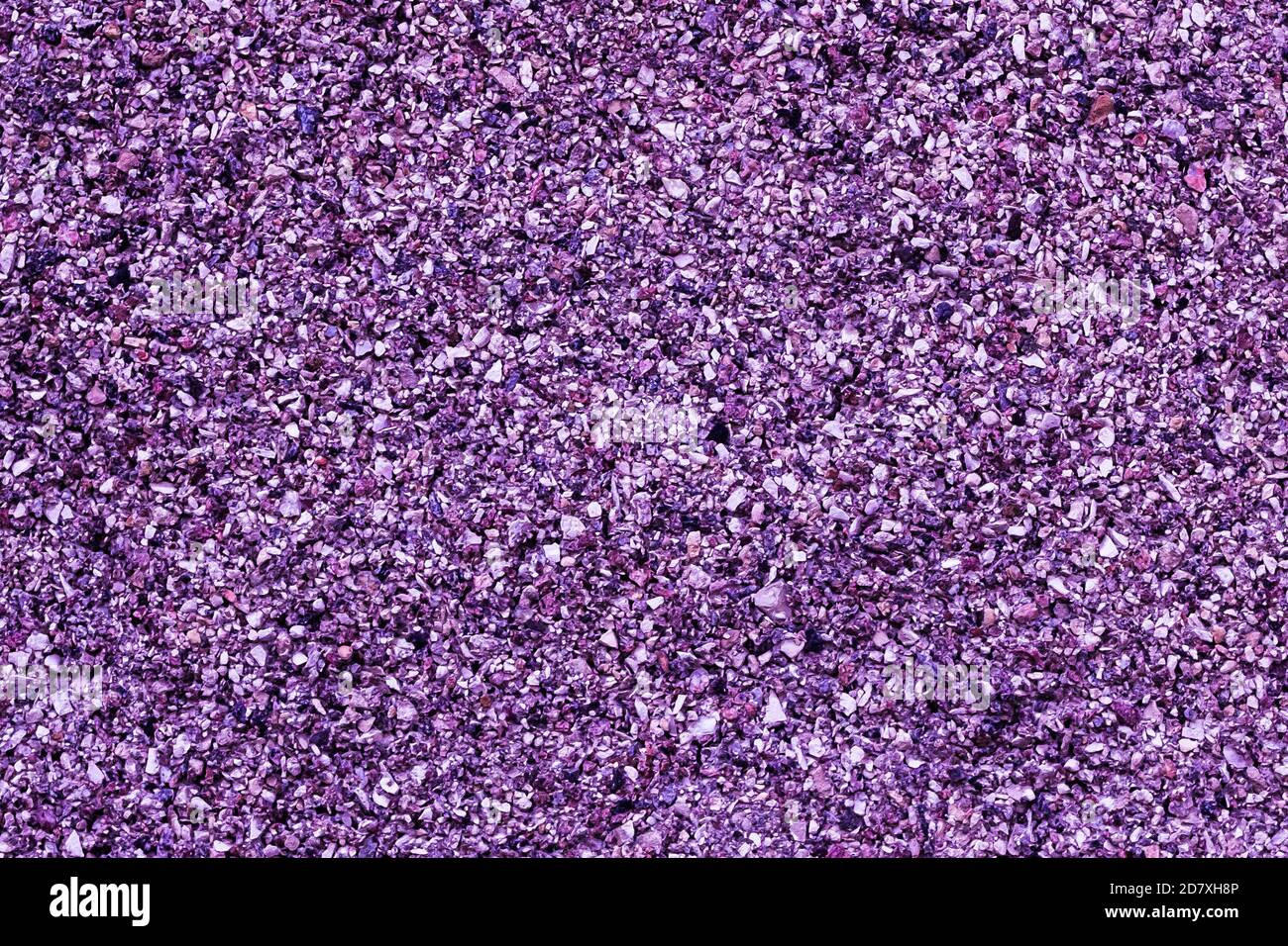 Natale sfondo lilla viola brillante fatto di piccole perle Foto Stock