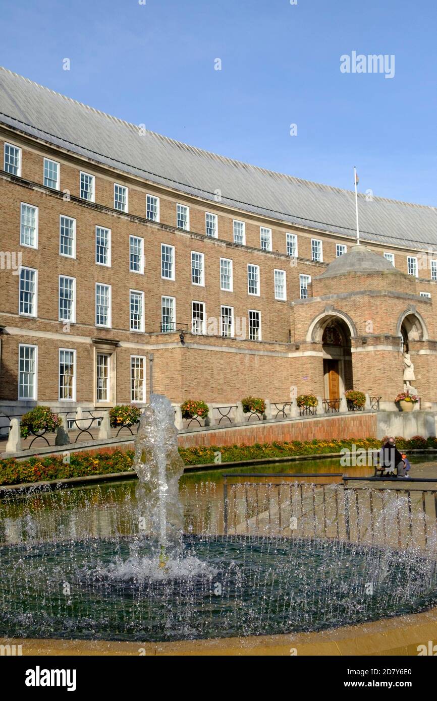Municipio, sede del consiglio di Bristol. Conosciuta anche come la casa del consiglio. Foto Stock