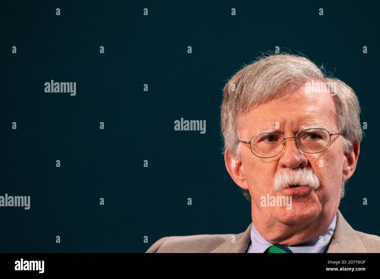 John Bolton, consulente nazionale per la sicurezza, parla durante la conferenza della rete CFO di Wall Street Journal a Washington, D.C., Stati Uniti, martedì 11 giugno 2019. I panelisti discuteranno come le regole che regolano la rendicontazione finanziaria e il comportamento aziendale cambieranno ed esploreranno il panorama delle fusioni e delle acquisizioni e l'attivismo aziendale. Credit: Alex Edelman/The Photo Access Foto Stock