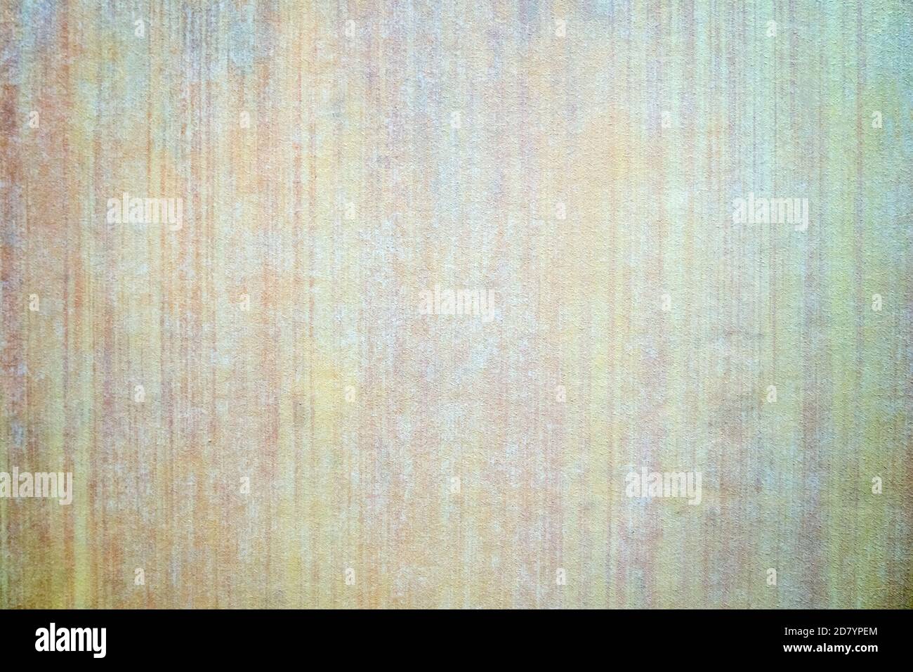 colore pastello pittura su calcestruzzo waal, sfondo linea verticale Foto Stock