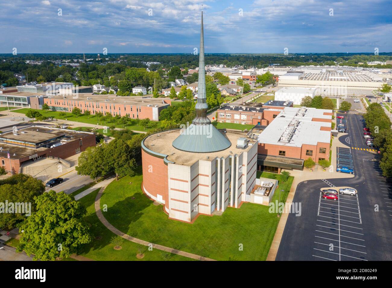 Chiesa luterana di San Pietro, GUNNAR BIRKERTS, 1988, Columbus, Indiana, USA Foto Stock