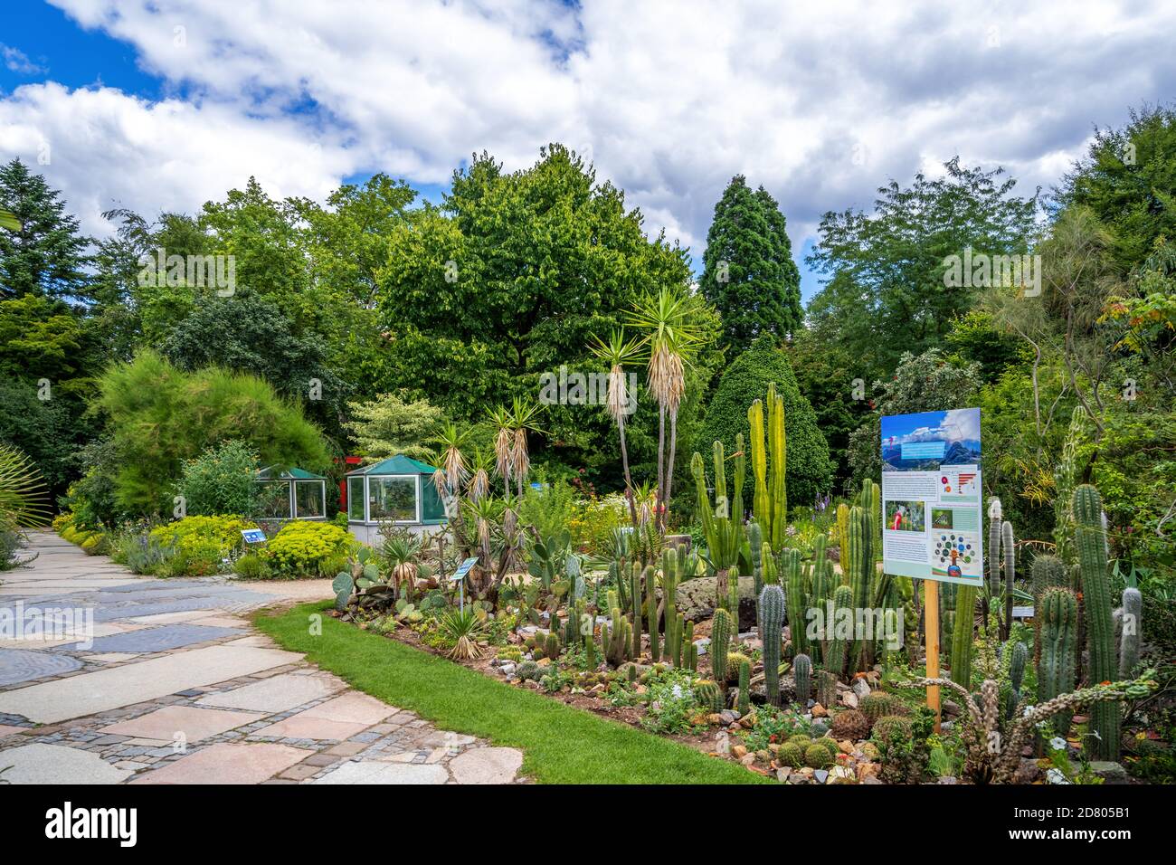 Giardino Botanico di Erlangen, Baviera, Germania Foto Stock