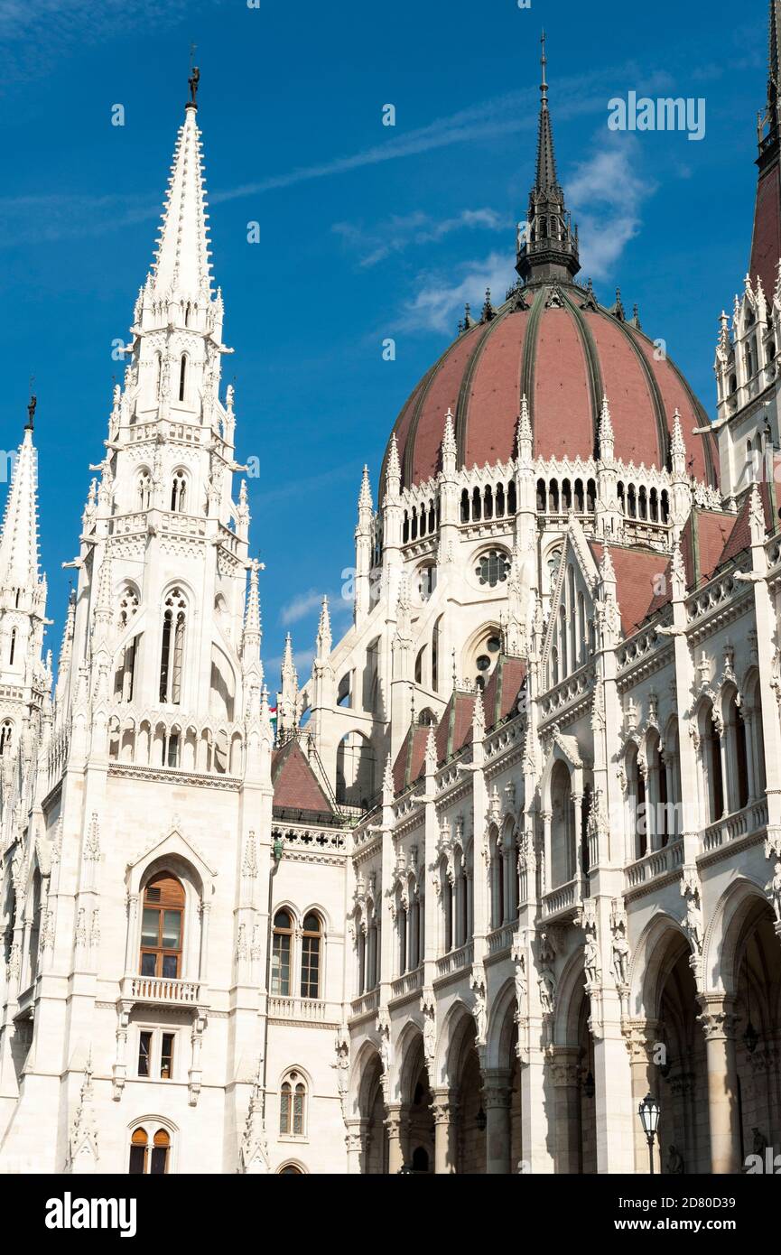 Edificio del parlamento ungherese Budapest Foto Stock