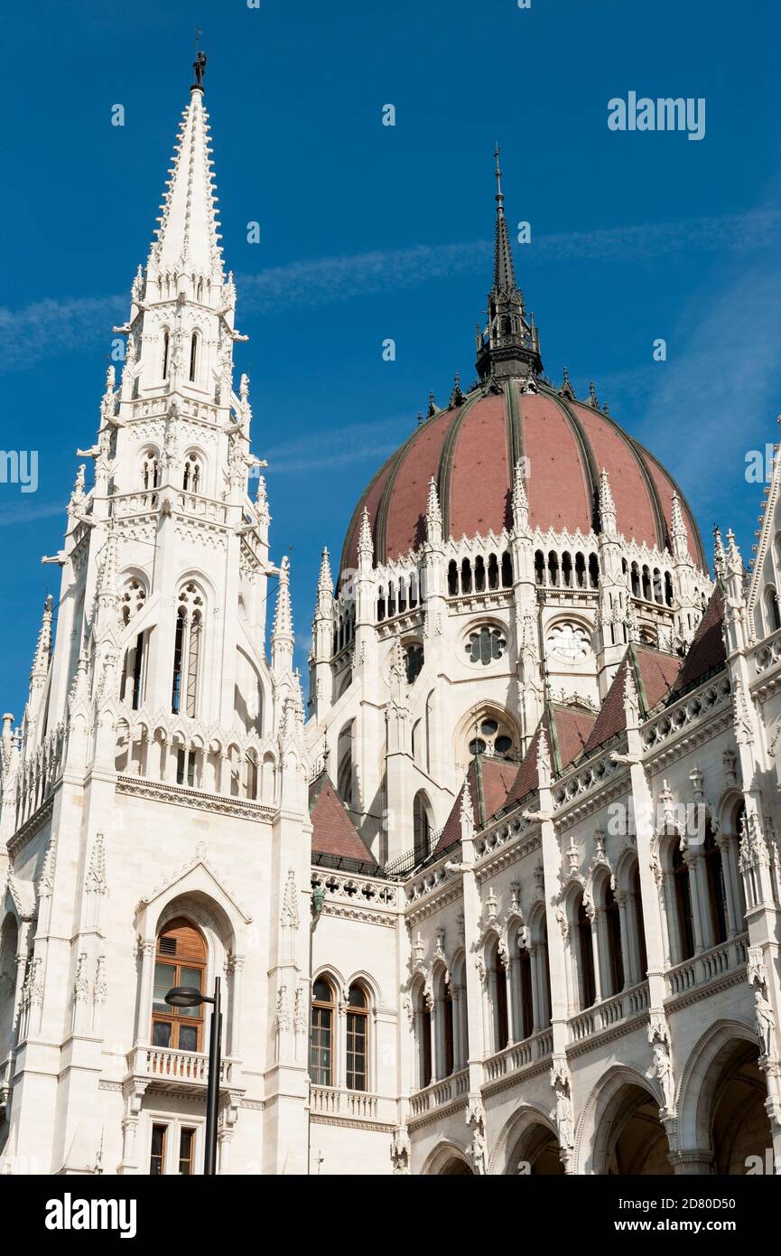 Edificio del parlamento ungherese Budapest Foto Stock