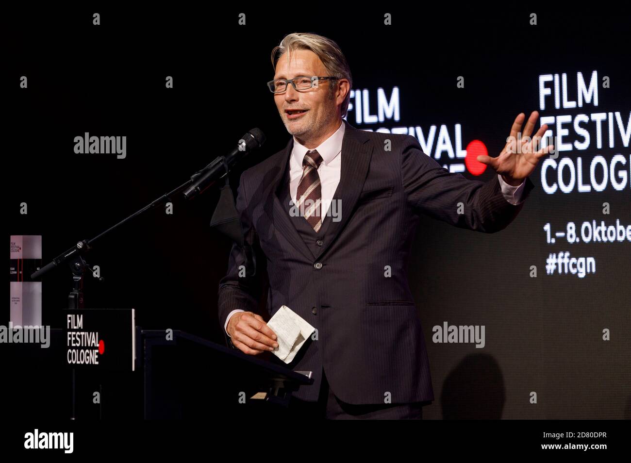 Mads Mikkelsen partecipa al Film Festival Cologne Awards 2020 al 30° Film Festival Cologne 2020 a Palladium l'8 ottobre 2020 a Colonia, Germania Foto Stock