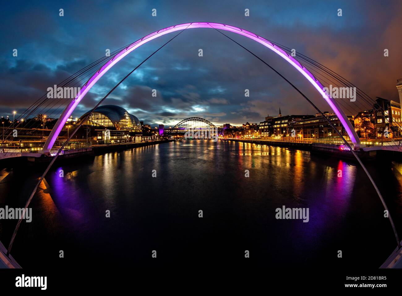 Il Quayside, Newcastle upon Tyne Foto Stock