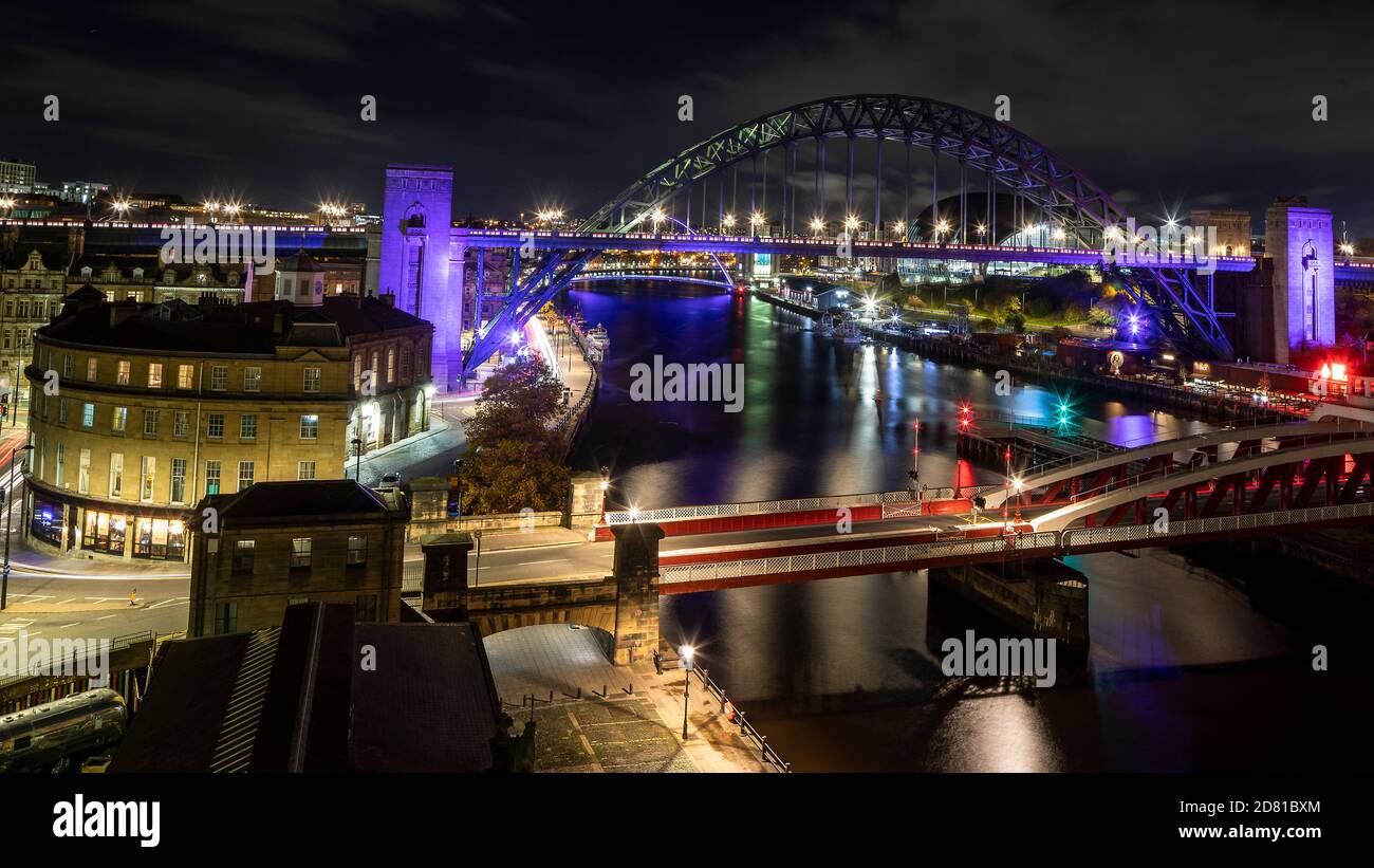 Il Quayside, Newcastle upon Tyne Foto Stock