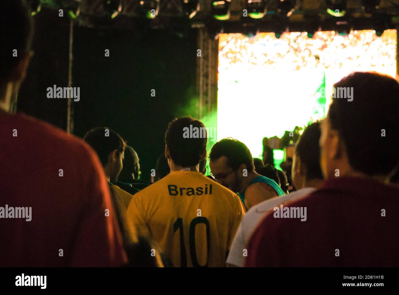 FIFA Fan Fest durante la FIFA Confederations Cup di Belo Horizonte, Brasile Foto Stock